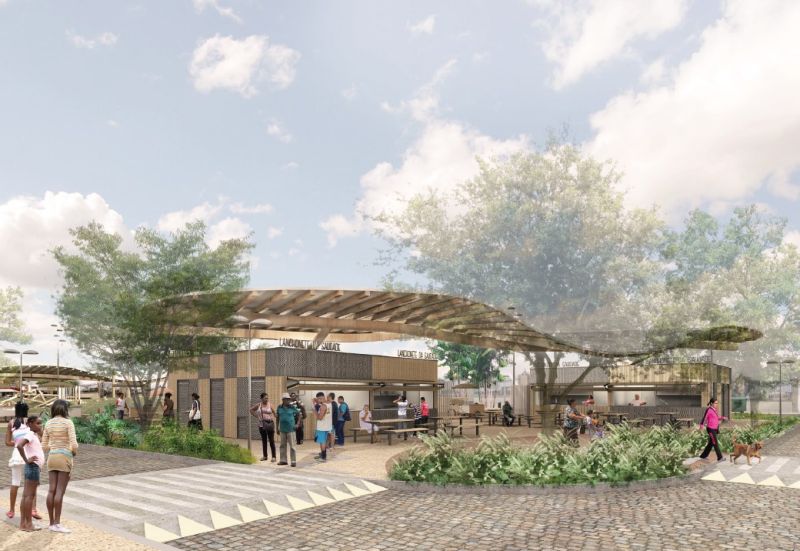 Perspectiva da Praça da Saudade. Imagem: Agência São Luís