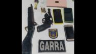 Homens são presos com armas e celulares na Estrada da Maioba
