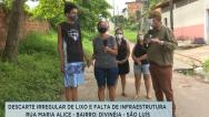 Buracos e lixo causam reclamações no bairro Divineia
