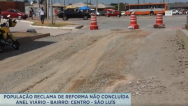 População reclama de obra não concluída em Anel Viário de São Luís