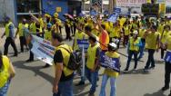 Servidores do Detran realizam manifestação no sétimo dia de greve