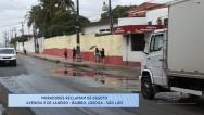 Esgoto causa transtornos em avenida do bairro Jórdoa