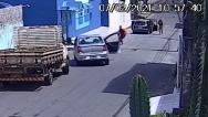 Câmera registra tentativa de homicídio no bairro Bequimão