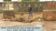 Moradores reclamam de obra inacabada no Cohapam