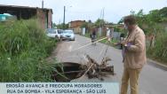 Cratera ameaça moradores da Vila Esperança