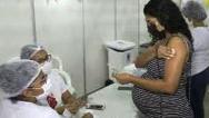 Covid: Gestantes e puérperas de 18 anos são vacinadas na capital 