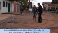 Moradores reclamam de  pavimentação na Vila Embratel