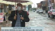 Buracos e lama atrapalham trânsito  no bairro Macaúba