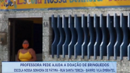 Escola realiza arrecadação de brinquedos no bairro Vila Embratel