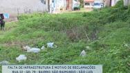 Morador reclama de asfaltamento inacabado no São Raimundo