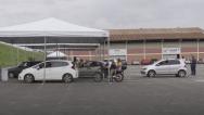 Complexo Castelão tem sistema drive-thru de testagem da Covid-19