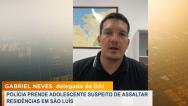Polícia apreende adolescente envolvido em roubo a residência no Araçagy