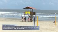 Réveillon: Bombeiros orientam banhistas para cuidados nas praias
