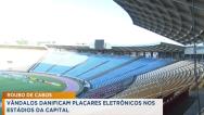 Dois estádios de São Luís são alvos de vândalos em menos de uma semana 