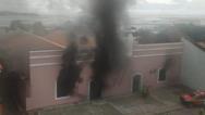 Casarão Maxx é atingido por princípio de incêndio; não há vítimas