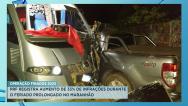 PRF registra quase 20 acidentes durante feriado nas BRs que cortam o MA