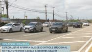 Descontrole emocional pode causar acidentes graves no trânsito, diz especialista