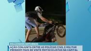 Mais de 20 motociclistas foram presos por suspeita de crimes de trânsito em Sl
