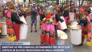 São Luís: cortejos de blocos fazem a abertura do pré-carnaval na praça Deodoro