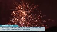 Réveillon 2022 no MA teve fogos de artifício silenciosos