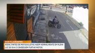  Câmera flagra furto de motocicleta no bairro Cidade Operária