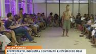 Indígenas continuam acampados em protesto na sede da FUNASA em São Luís