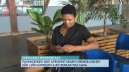 Passageiros que vieram aproveitar Réveillon em São Luís retornam para suas casas
