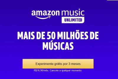 Amazon Music chega ao Brasil integrado ao Prime