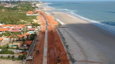 Liberado parte do trânsito da nova extensão da Av. Litorânea