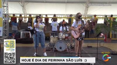 Live solidária Feirinha São Luís é realizado no Parque do Bom Menino
