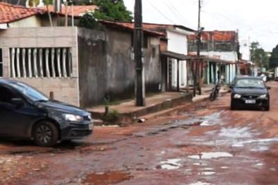  falta de pavimentação em vias do bairro Vila Itamar é denunciada .