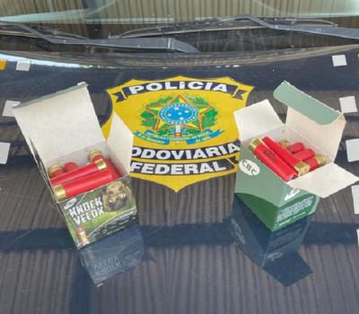 PRF flagra motorista portando munições ilegalmente em Imperatriz
