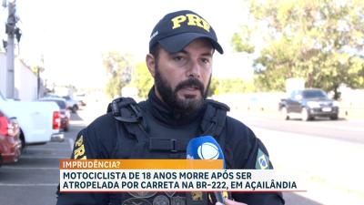  Motociclista de 18 anos morre após ser atropelada em Açailândia