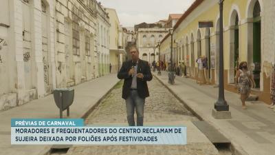 Reportagem denuncia descarte irregular de lixo no Centro Histórico